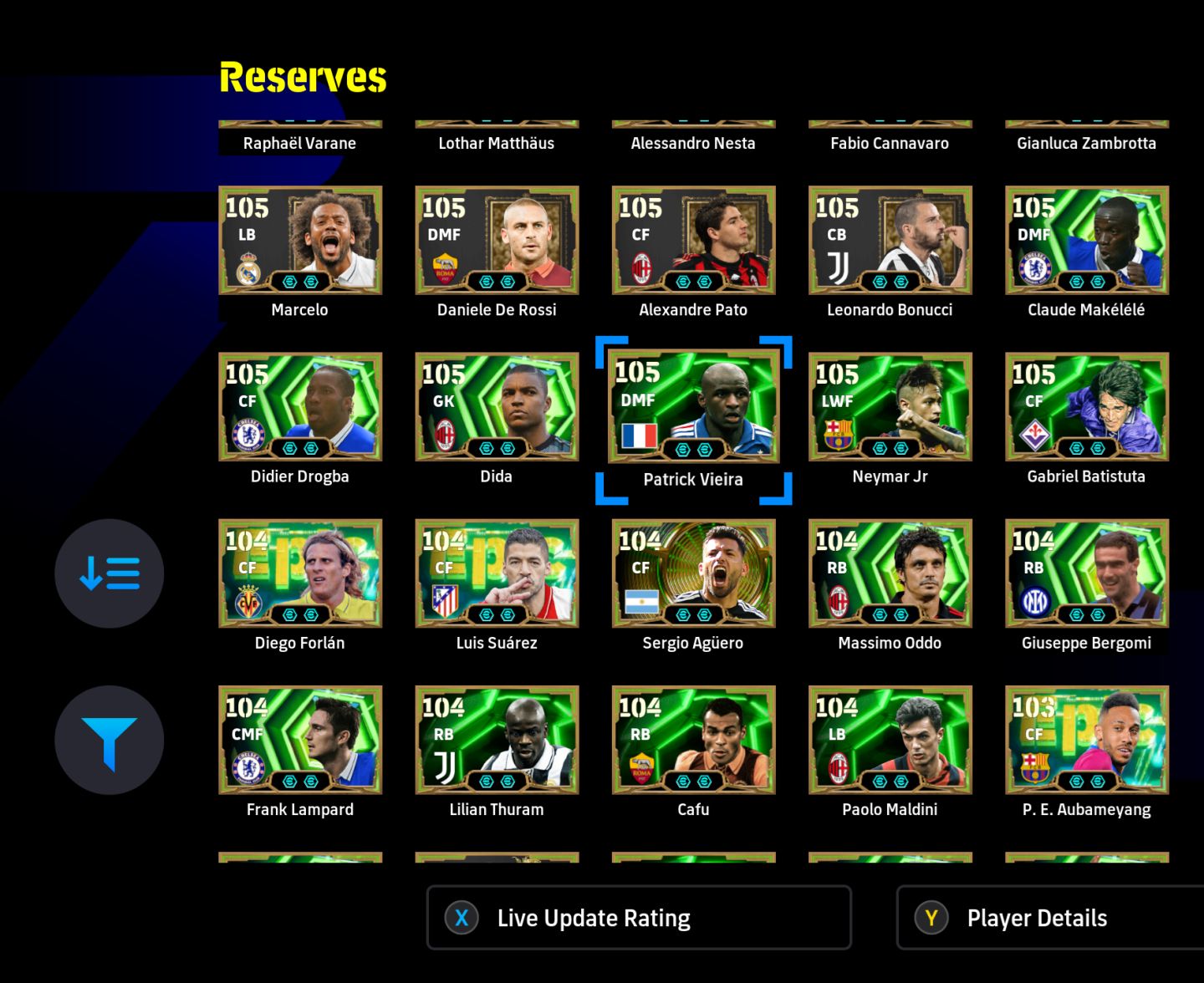 Conta eFootball Xbox / PC Microsoft - 3336 - 8 BigTime + 57 Épicos + 36 ShowTime