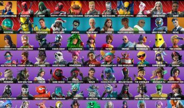 Conta de fortnite raríssima! Deadpool e vários outras skins da Marvel!