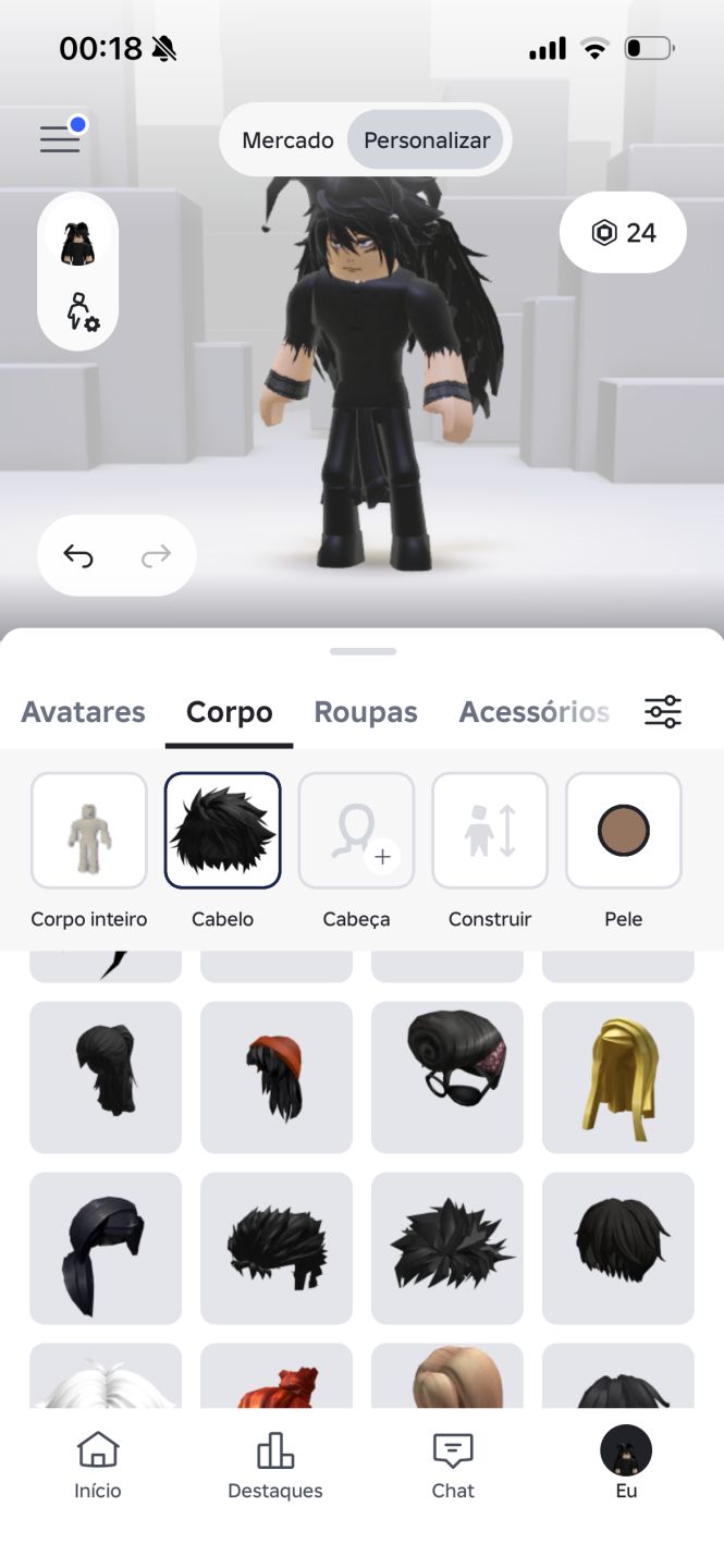 Conta muito boa Roblox mais de 20k robux gastos (um item de 4200 robux)