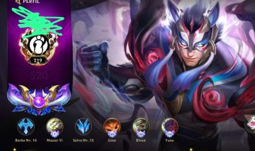 CONTA WILD RIFT TOP TIER | 174 SKINS | MASTER/MAESTRIA HIGH LEVEL | DEUS-REI, PR