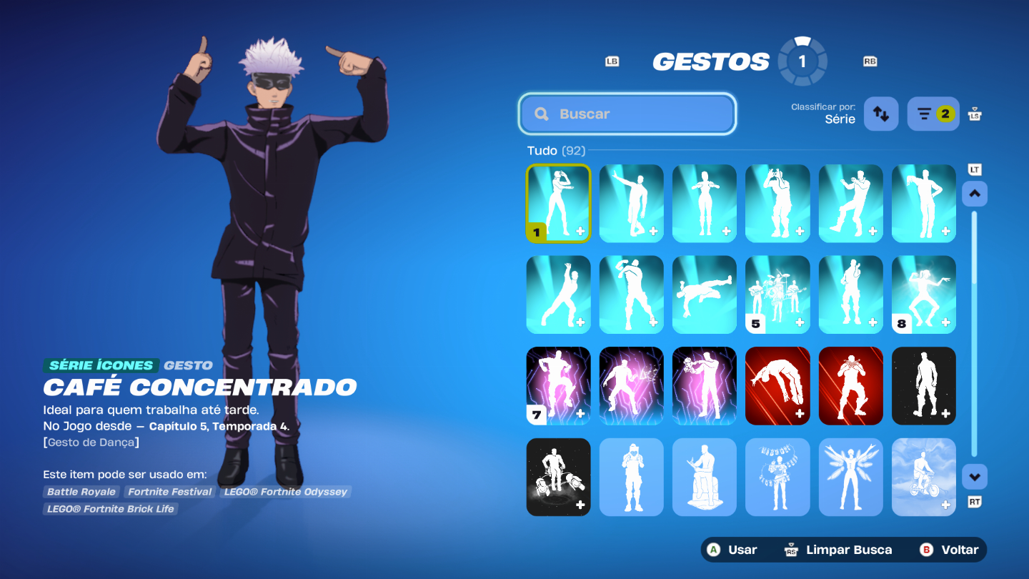 Conta fortnite com 137 skins