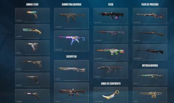 Conta valorant dima 3 com muitas skins