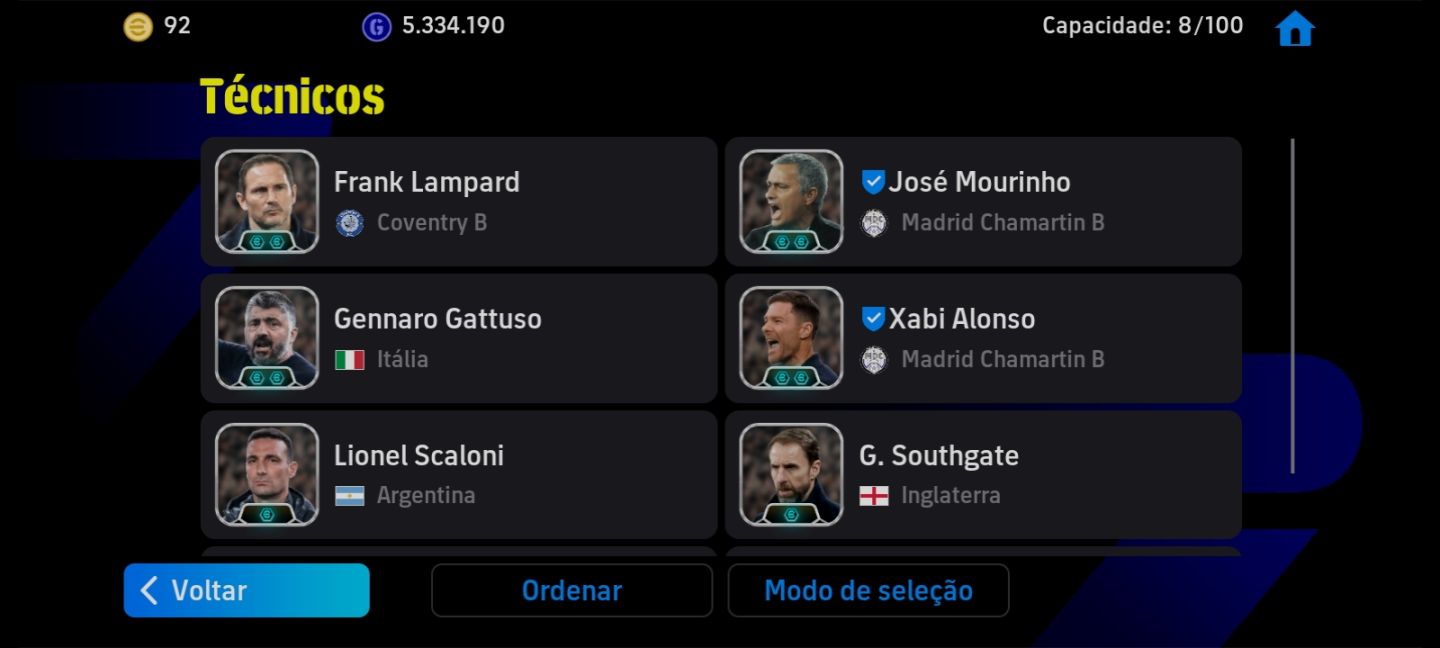 CONTA EFOOTBALL FORÇA COLETIVA 3237 | MESSI 109 + LUIS SUÁREZ + MOURINHO
