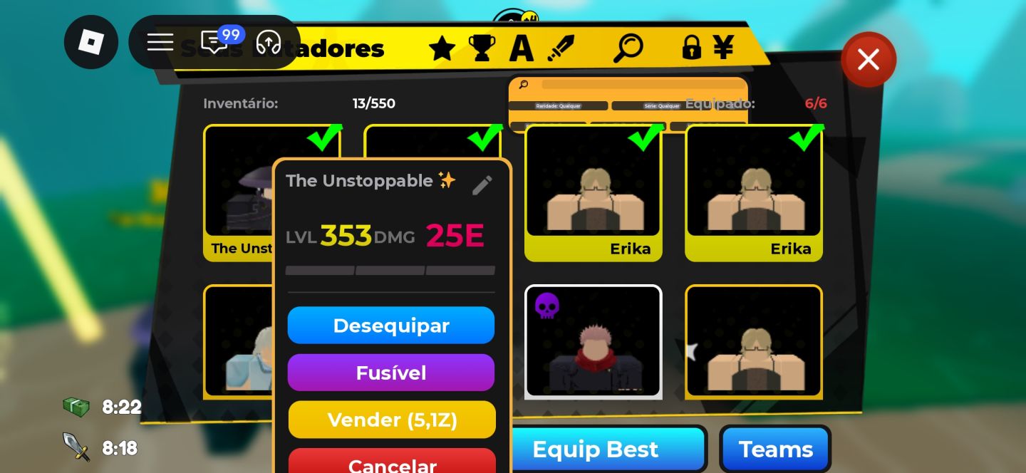 CONTA ANIME FIGHTERS UPD LUCKY EXTRA!!!