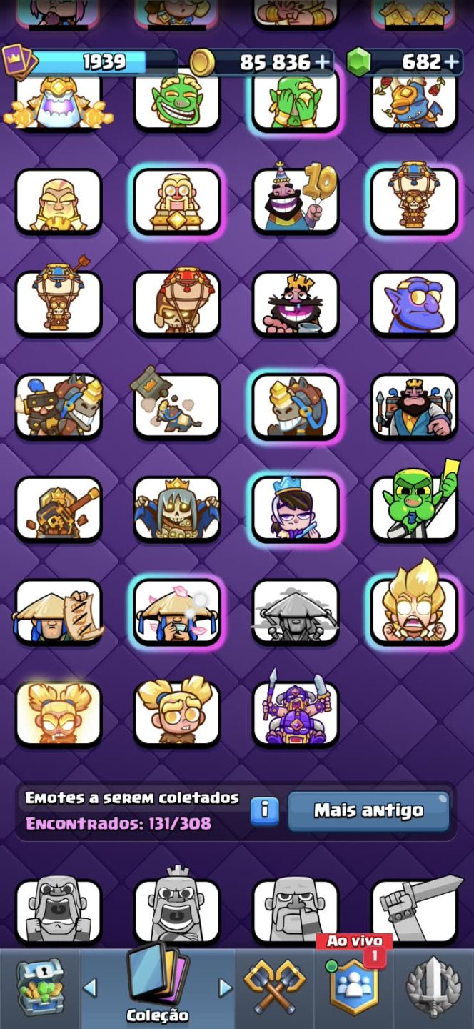 CLASH ROYALE 14K | 45 CARTAS NV16 | 34 EVOLUÇÕES | 13 HERÓIS | CONTA 7 ANOS