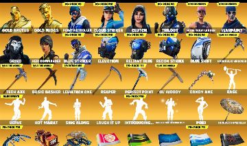 Conta de Fortnite top cm picareta leviatã