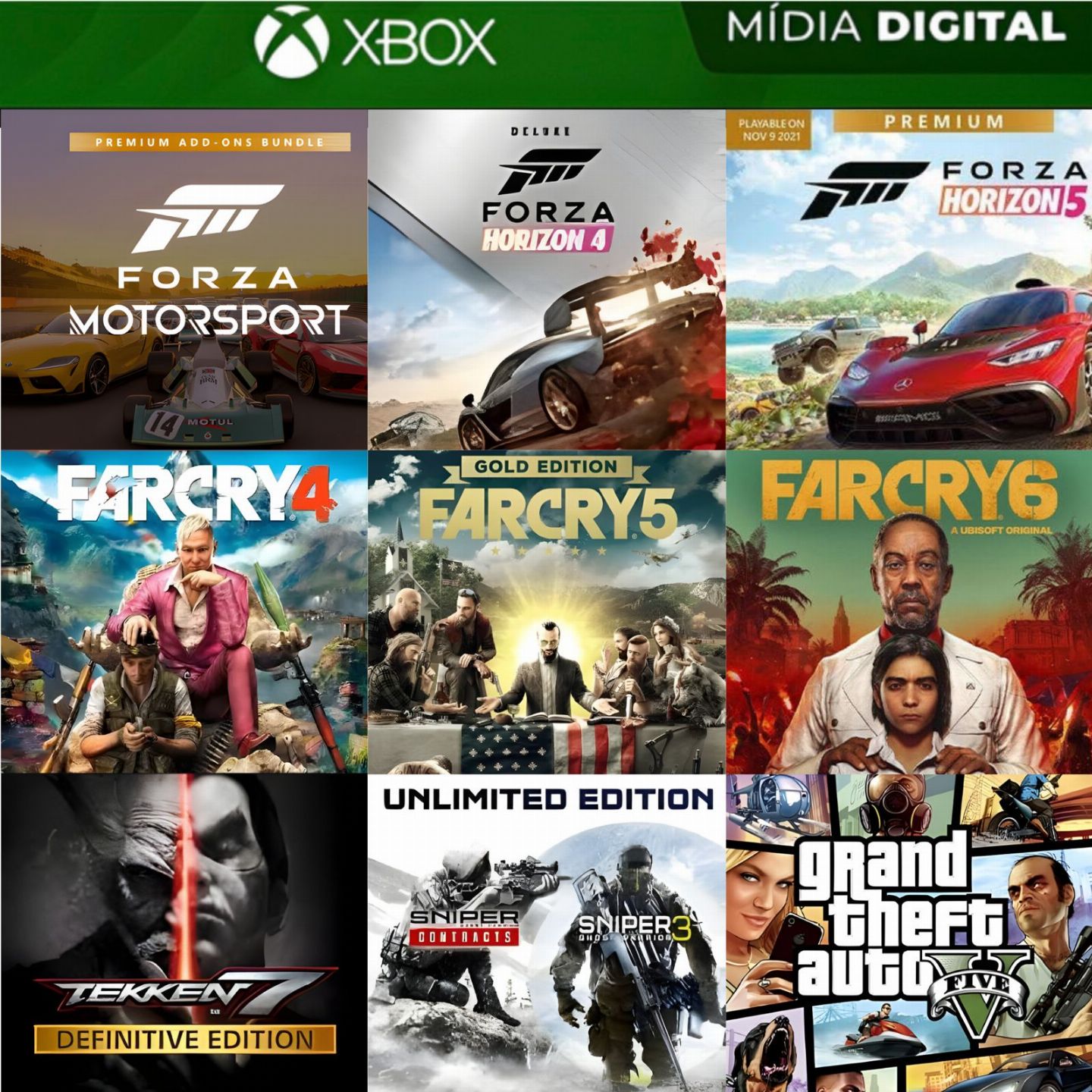 Jogos de Xbox One e Xbox Series S|X
