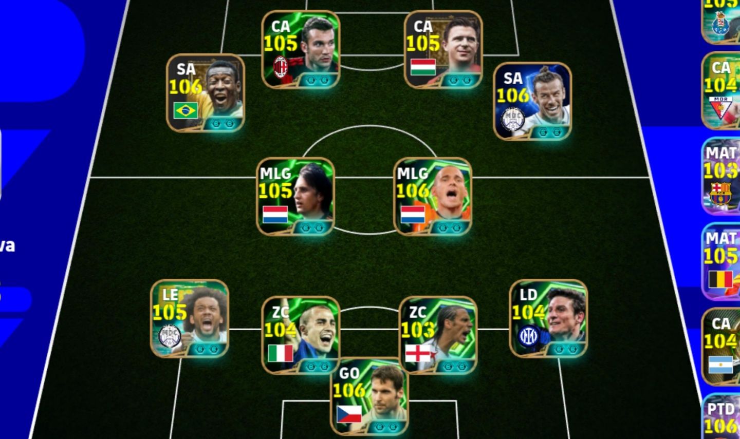 CONTA EFOOTBALL 3253 DE FORÇA! ELENCO ABSURDO, SÓ BRABO!