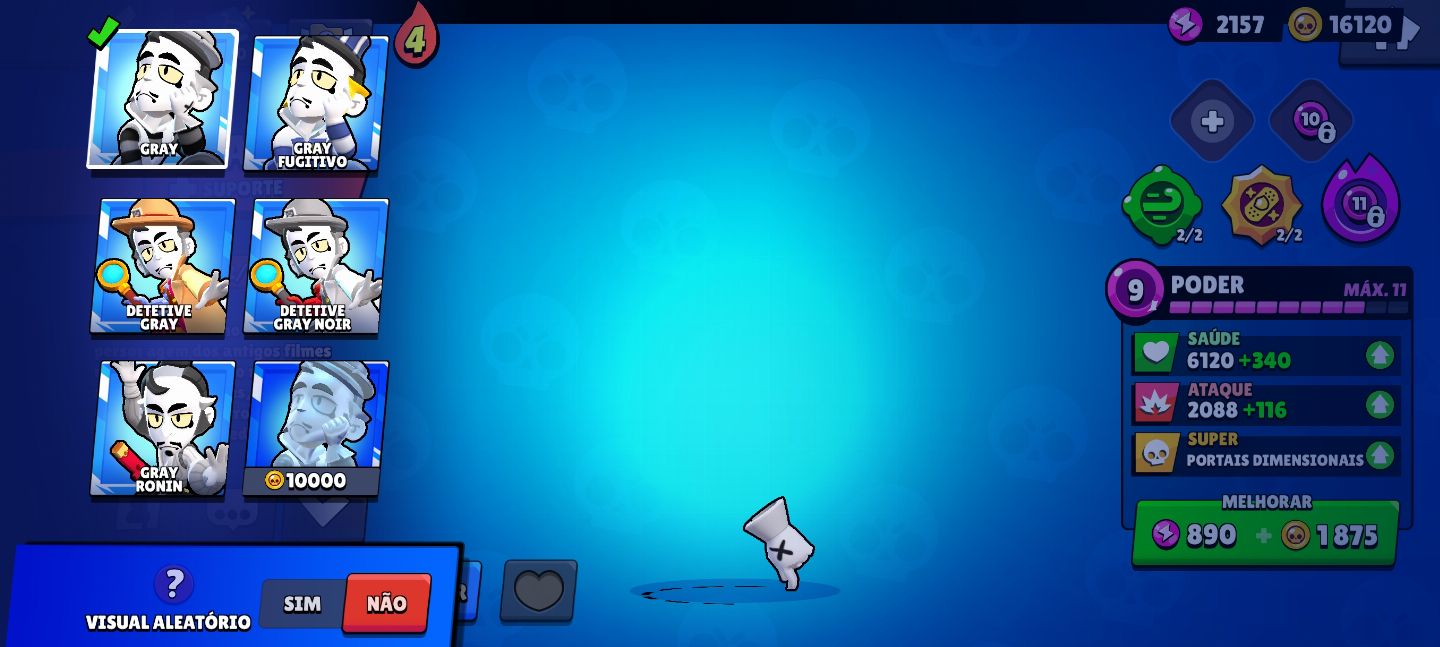 CONTA BRAWL STAR (RARA) 7 ANOS, CLASH ROYALE, CLASH OF CLANS ($-150) 400SKIN