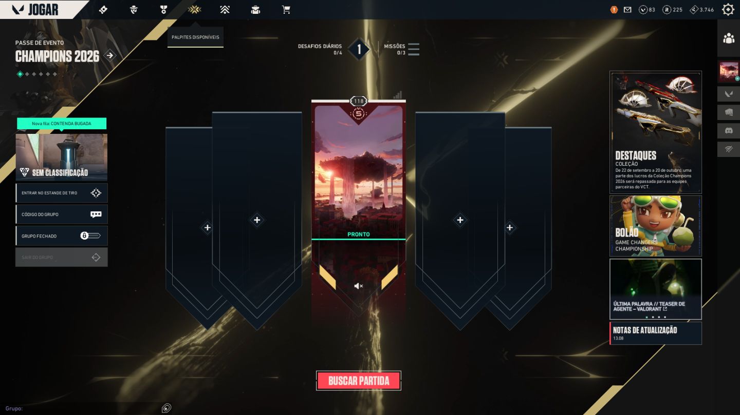 Conta de LoL com 353 SKINS + Conta de Valorant com skins e LvL 118.
