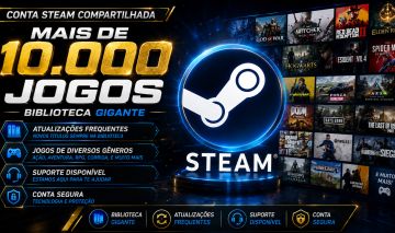 Conta Steam Compartilhada | Biblioteca com +10.000 Jogos