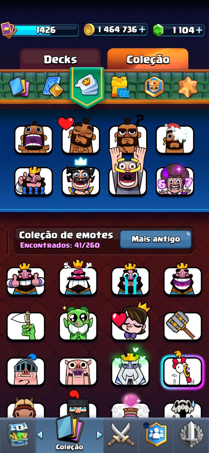 CONTA CLASH ROYALE UPADA FULL ACESSO 9300 TROFEUS