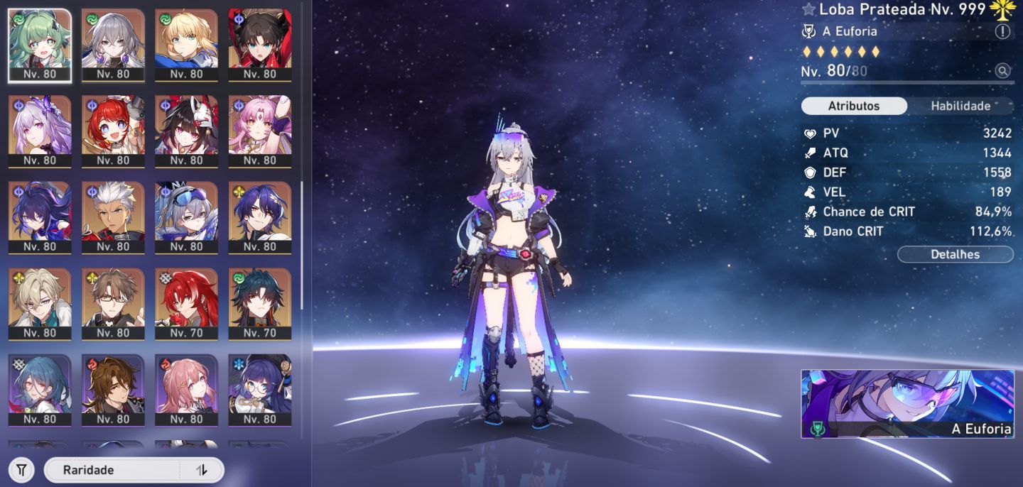 Conta end game star rail. Loba 999 E2/ Acheron E2/ Mortenax blade E2/ Firefly E2