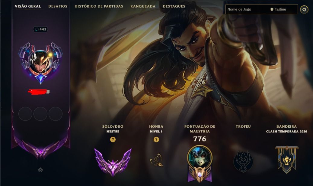 Conta Mestre 50% de Winrate +250Pdl e 240+ Skins ( +1000 Reais Gastos )