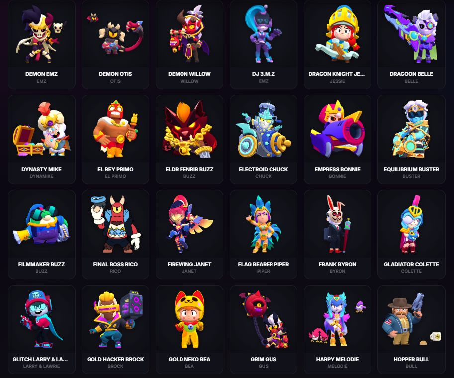 CONTA BRAWL STARS OG | 72K TROFÉUS | LENDÁRIO I BEST | 107 BRAWLERS (49 P11) | M