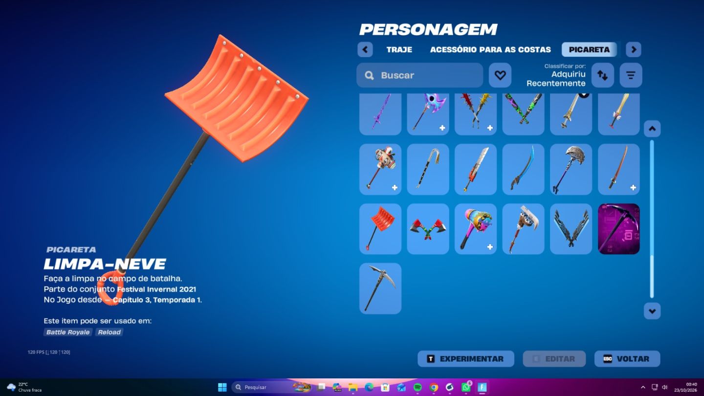 Conta de fortnite try hard