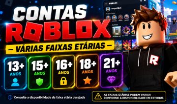 CONTAS ROBLOX 13+ ATÉ 21 +BRINDE+ | IDADE CONFIRMADA CHAT DE VOZ ACESSO TOTAL