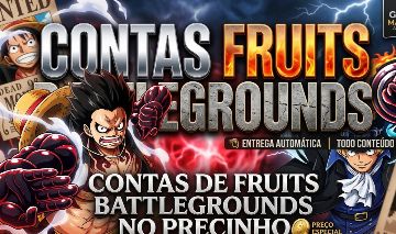 Contas de Fruits battleground no precinho!