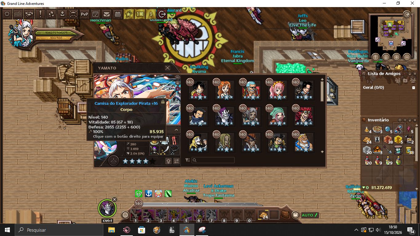 GRAND LINE ADVENTURES | 10.9K | 613 | 97 PERS | FULL +16 | 209 CHAVES | FOUNDER!