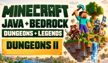.CONTAS MINECRAFT JAVA + BEDROCK + DUGEONS 1 e 2 + LEGENDS | FULL ACESSO.