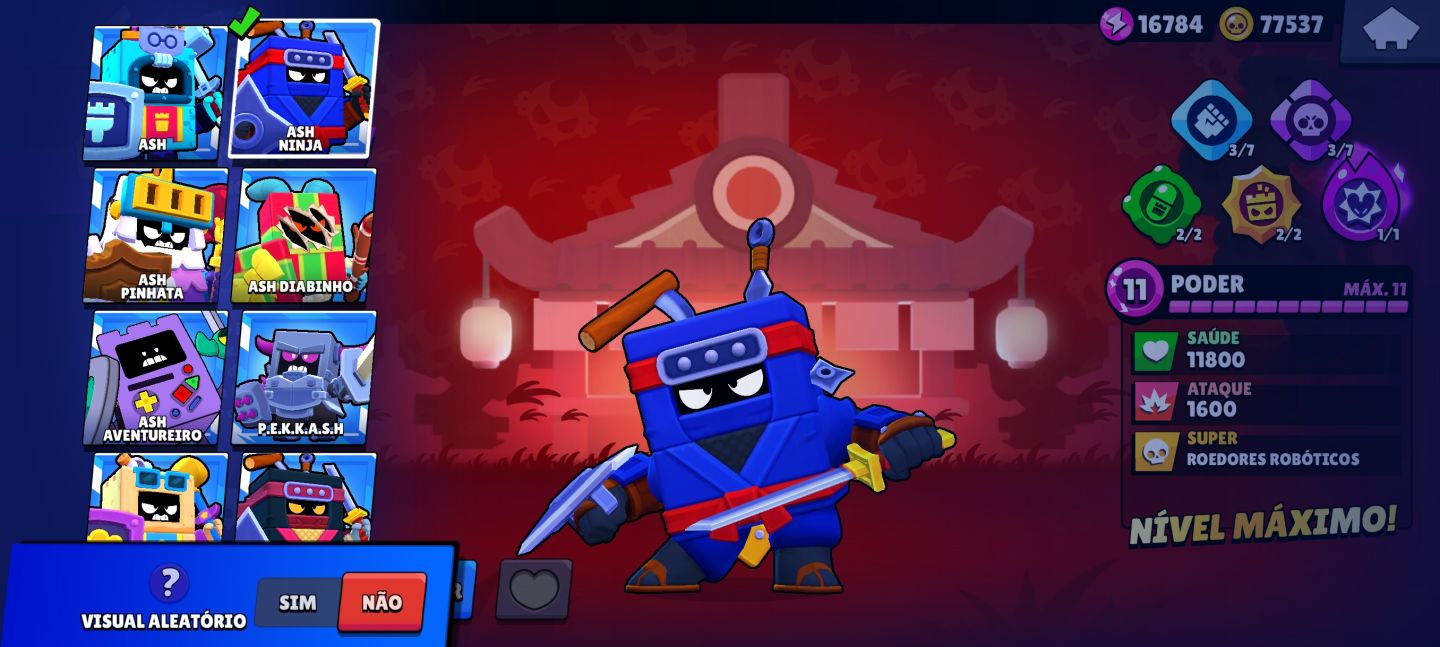 Conta Brawl Stars, 2019, full brawler, varias skins, e muito mais