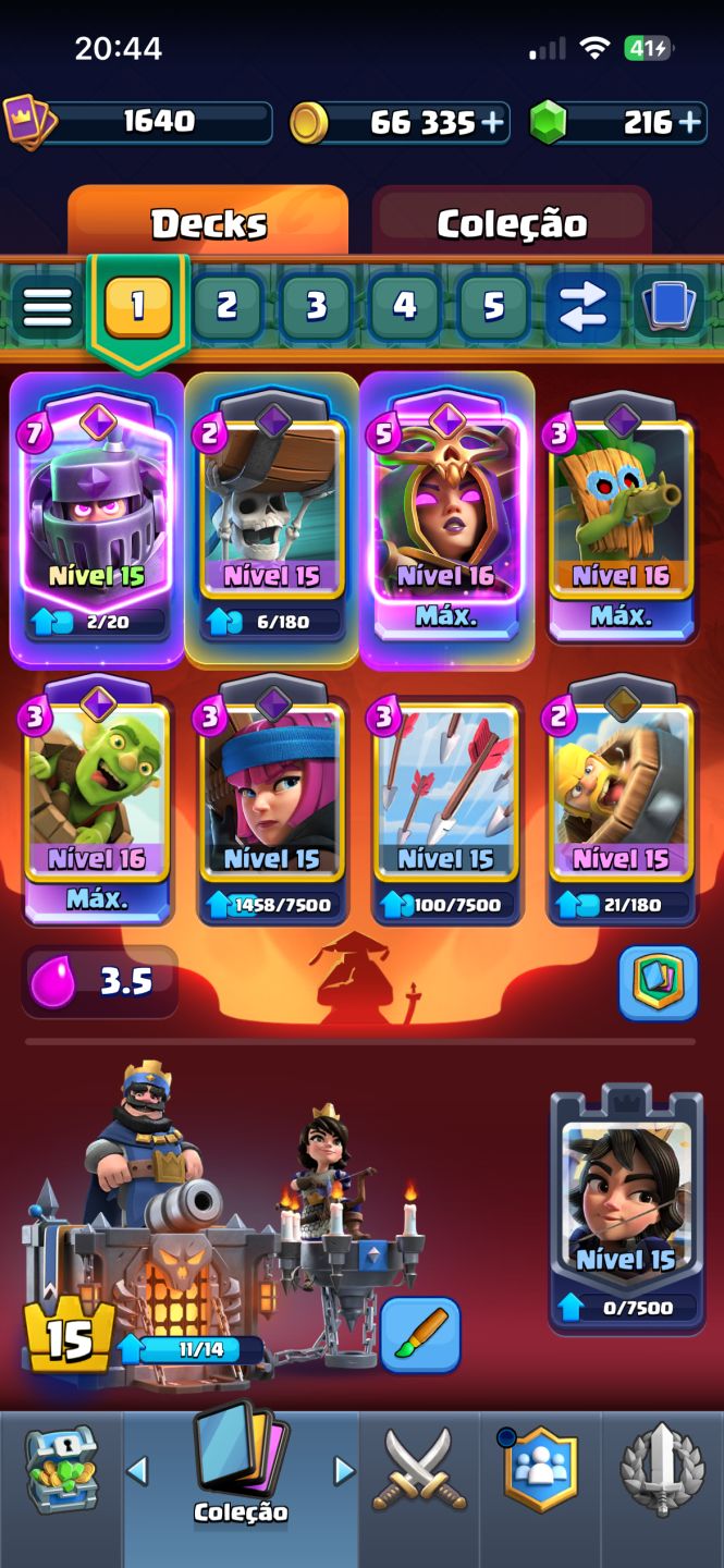CONTA CLASH ROYALE, 12k de trofeu, arena 28, muito boa