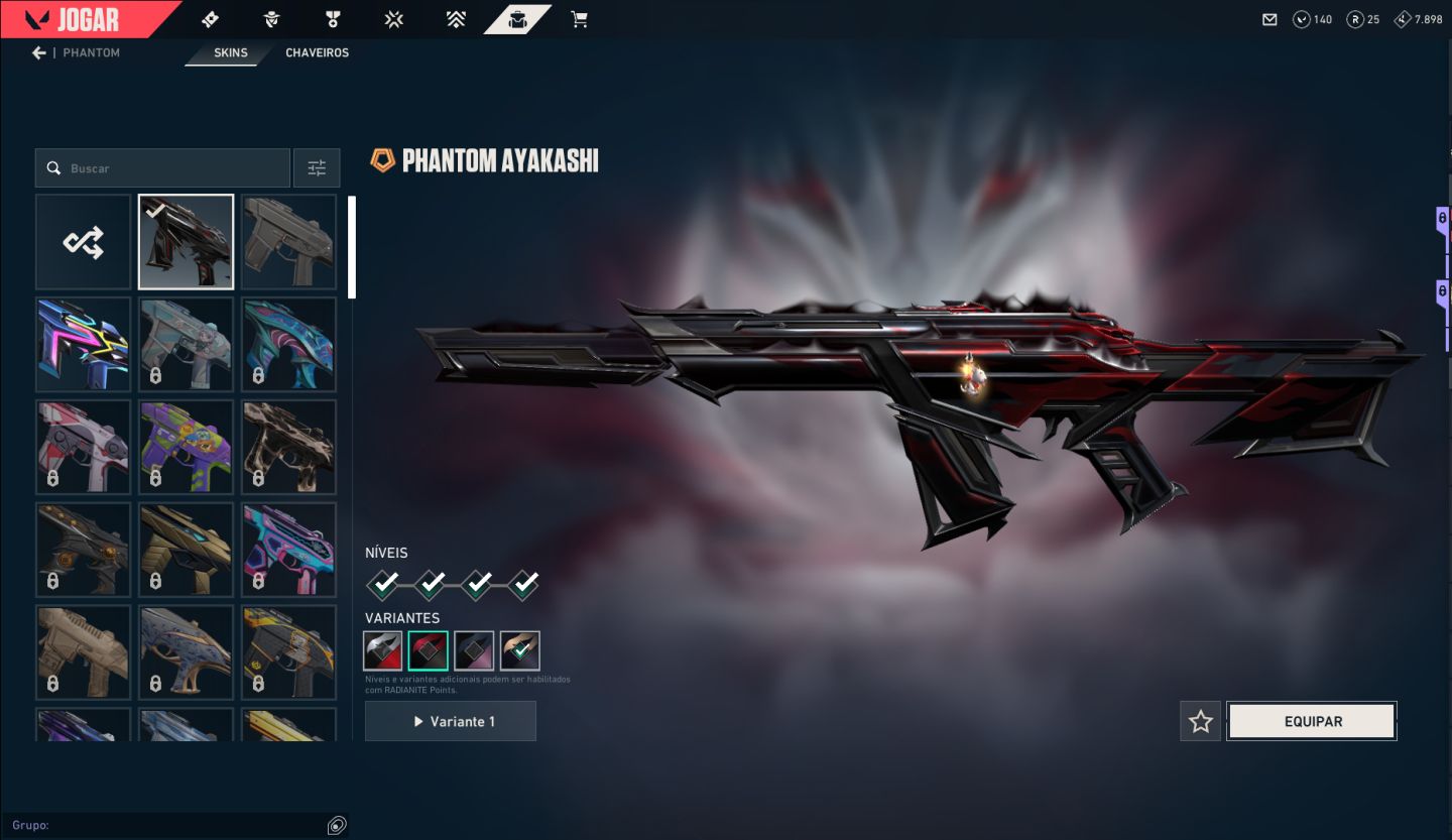 CONTA VALORANT FULL ACESSO - DIVERSAS SKINS