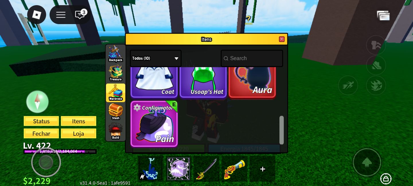 Conta Roblox Top - Grow a Garden e Bloxfruits