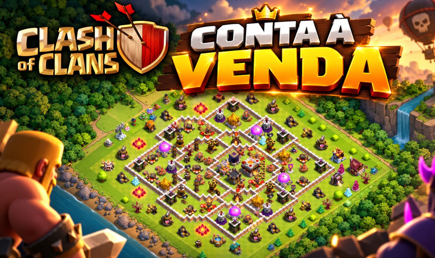 Conta Clash of Clans - Cv11 FULL