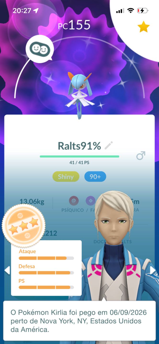 Conta de Pokémon com 142 Pokemon's, Nível 26, conta para iniciantes bem no jogo
