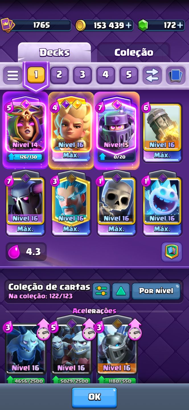 CONTA TOP GLOBAL 14K+ TROFÉUS: NÍVEL MÁXIMO NO CLASH ROYALE!