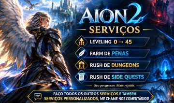 Aion 2 - (MELHOR PREÇO DO MERCADO) Todos os services para aion 2