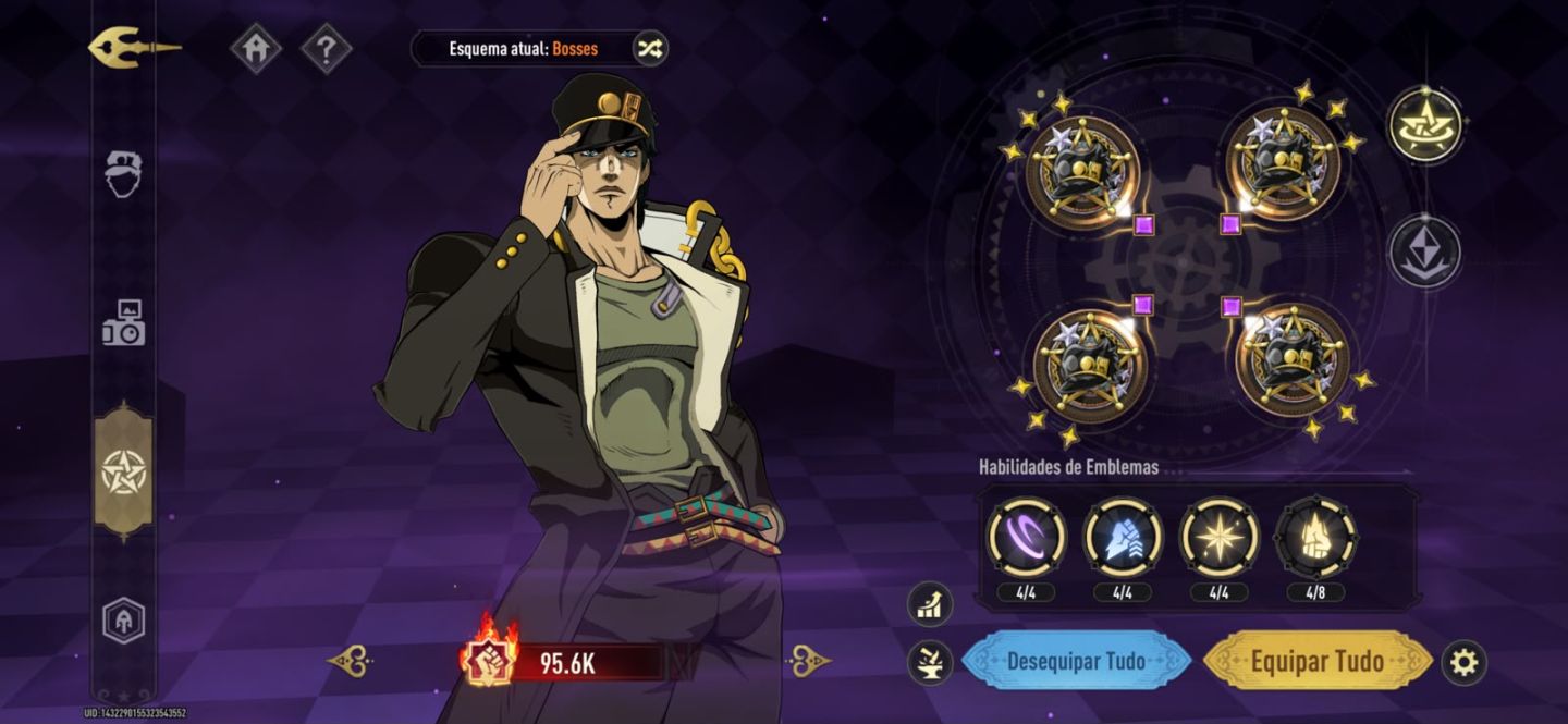 CONTA JOTARO PLATINUM S11 - JOJO BIZARRE ADVENTURE GOLDEN SPIRIT