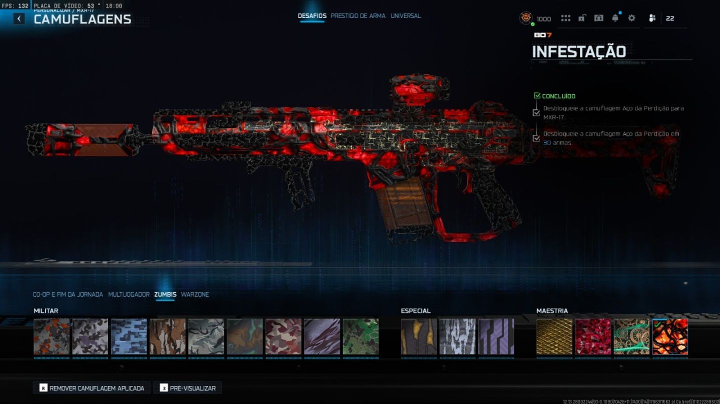 CONTA COD WARZONE COM MUITA SKIN