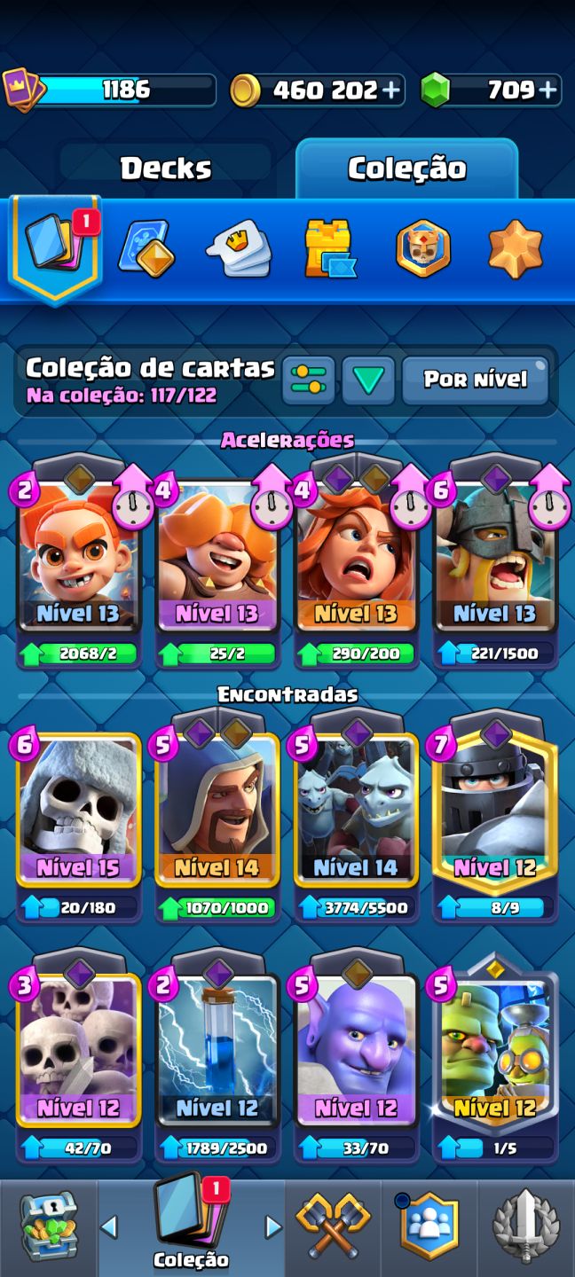 CONTA CLASH ROYALE PERFEITA PRA COMEÇAR DO ZERO E BEM ANTIGA (8 ANOS DE IDADE)