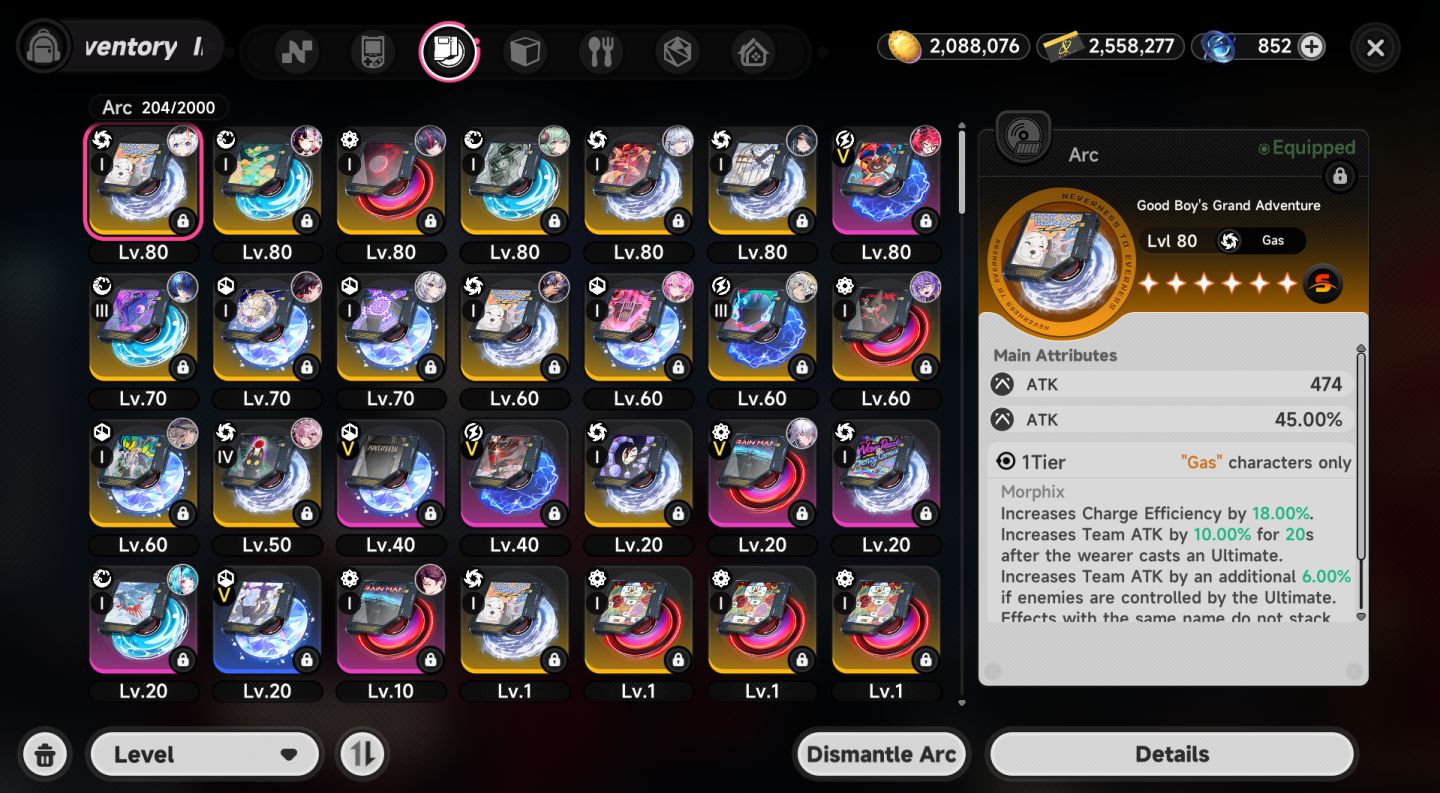 Nte: Neverness To Everness | Conta end game Level 56