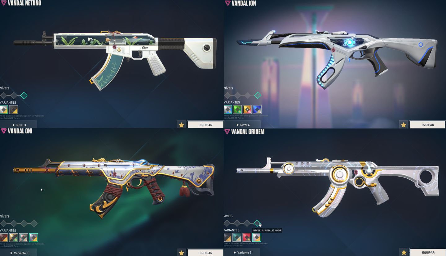 CONTA COM PACOTE CHAMPIONS 2023, 2024, 2025, VCT LOCK//IN E KARAMBIT VCT 25.