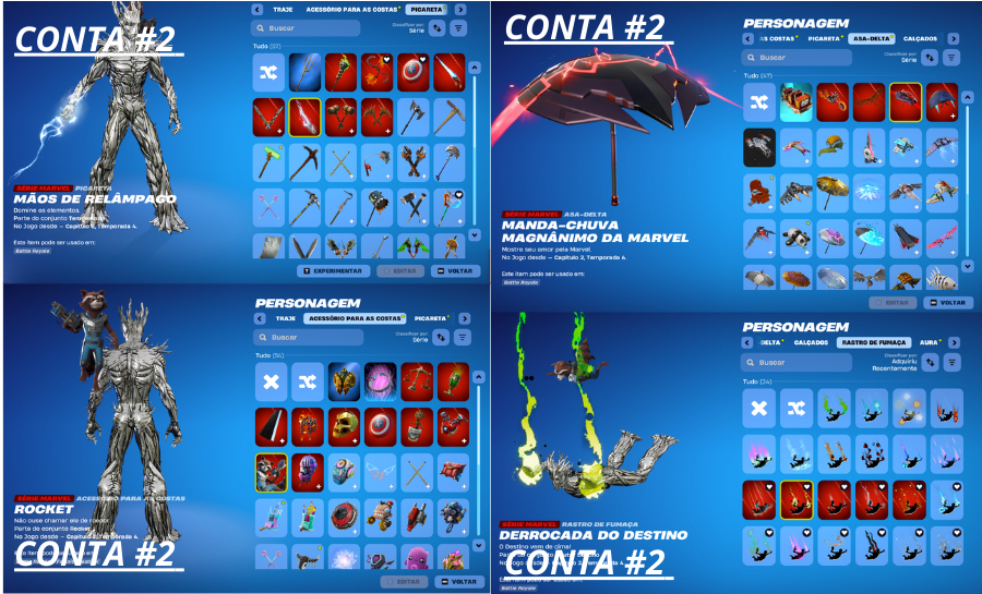 FORTNITE SKINS RARAS - PREÇO DE LIQUIDAÇÃO - ENTREGA AUTOMATICA