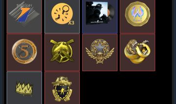 Conta Steam CS2 com 7 medalhas e +1600 hrs de jogo (DESAPEGO)