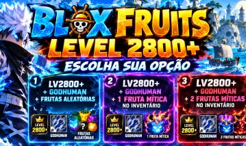 CONTAS ROBLOX BLOX FRUITS LEVEL 2800+
