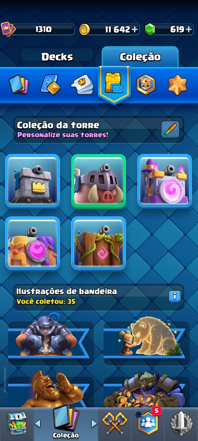Conta Clash Royale 7.2k Trófeus email alteravel