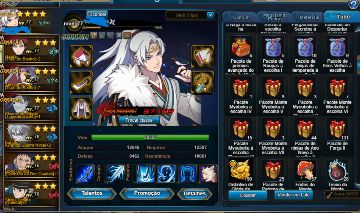 CONTA NARUTO ONLINE COM VARIAS VESTES E CUSTO BENEFICIO, MUITOS NINJAS BONS