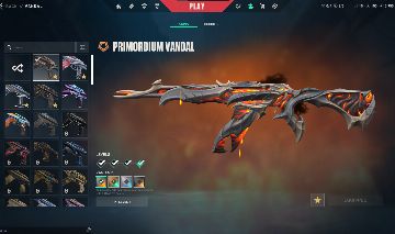 CONTA VALORANT | VANDAL PRIMORDIUM, VINGANÇA DE GAIA, PRELUDIO, KURONAMI E MAIS