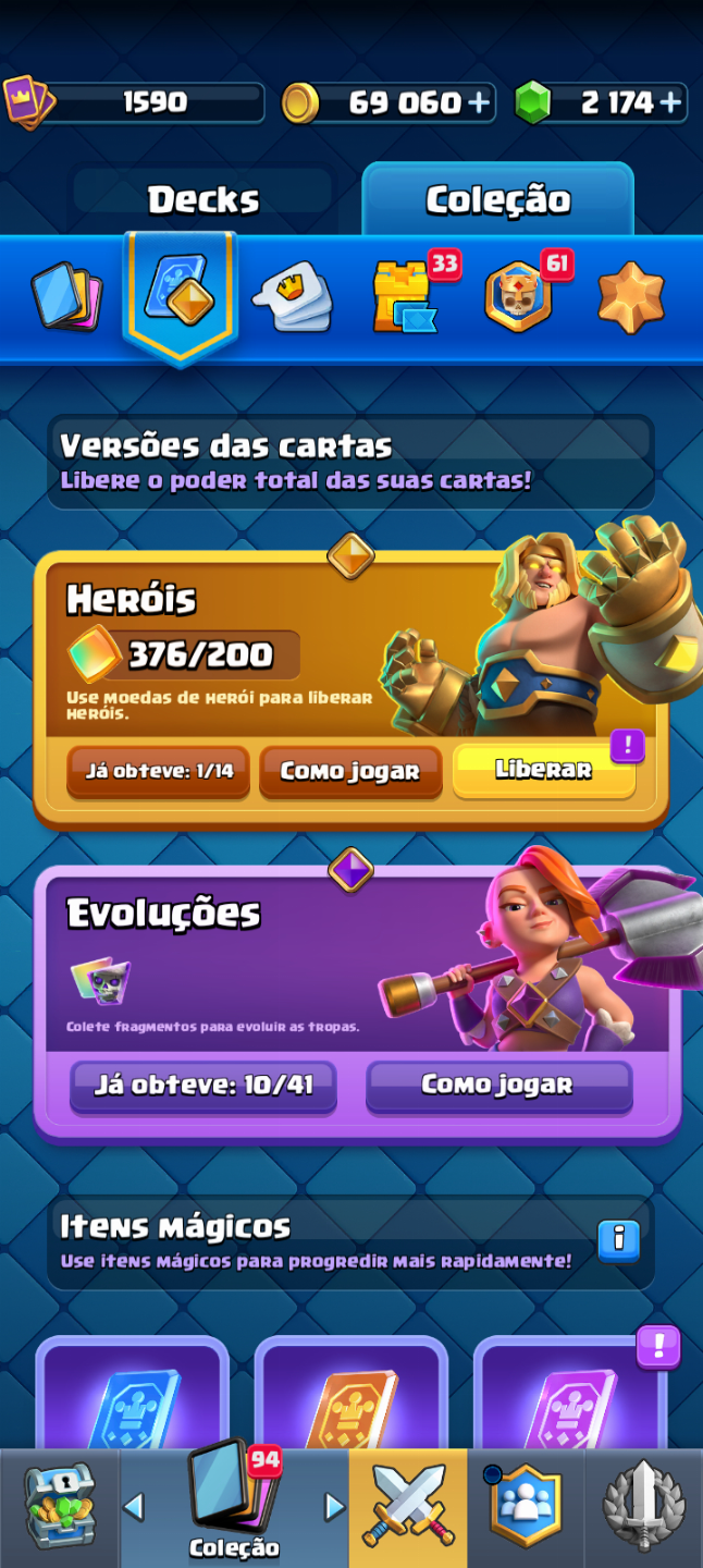CONTA DE BRAWL STARS E CLASH ROYALE SUPER RARA