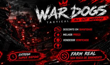 WAR DOGS | CASH MAIS BARATO | 100K A 5M | FARM REAL EM SUA CONTA