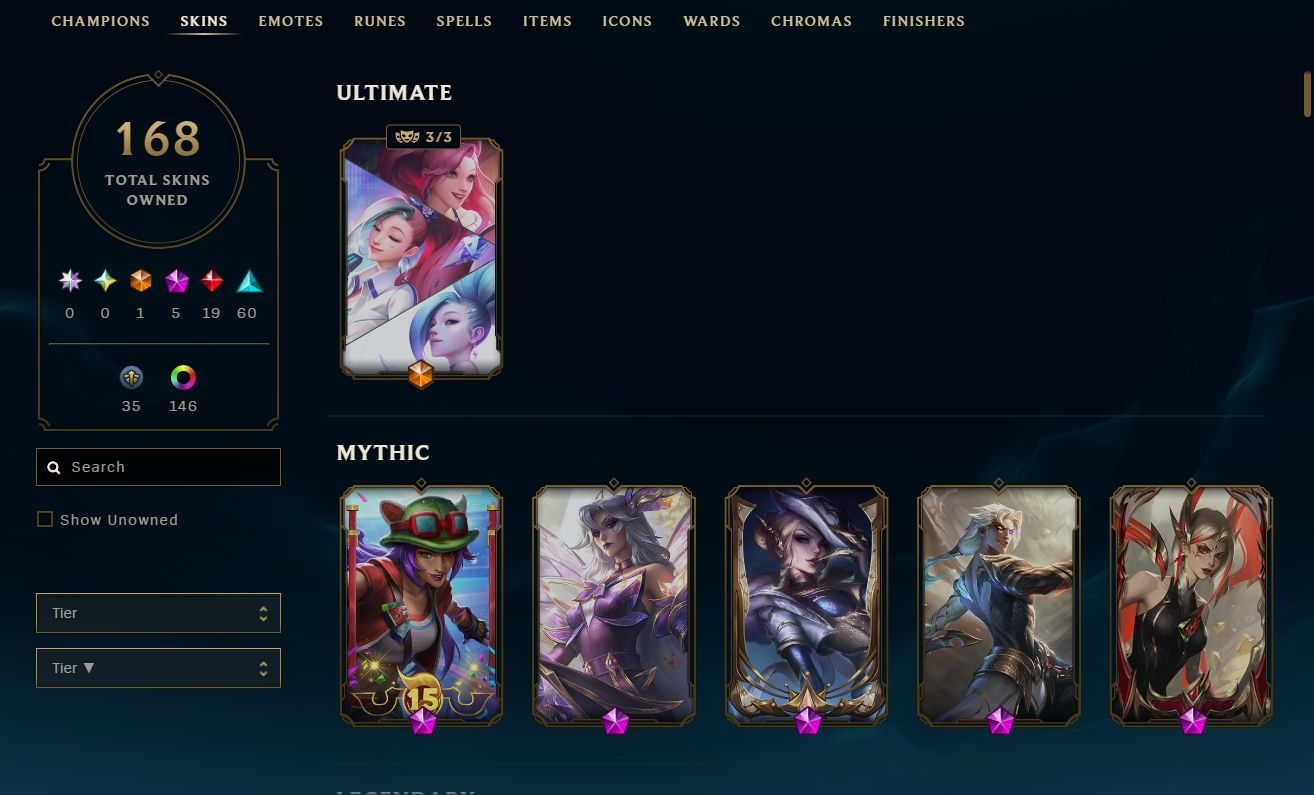 Conta PREMIUM Esmeralda 4 59% Winrate TODOS OS CHAMPS