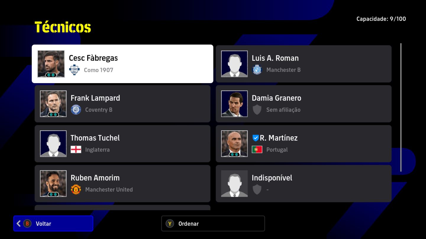 Conta PC Steam Pelé 108, Varane 107, Van Dick 105, Kahn 106, Bergkamp 105 e CIA