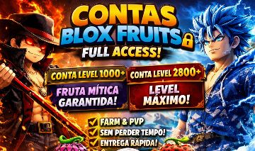 CONTAS BLOX FRUITS COM ESTILOS( ENTREGA AUTOMATICA)