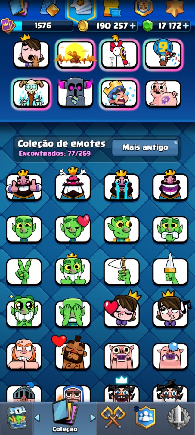 OFERTA!!! CONTA DE CLASH ROYALE BEM UPADA. CONTA BOA!!!