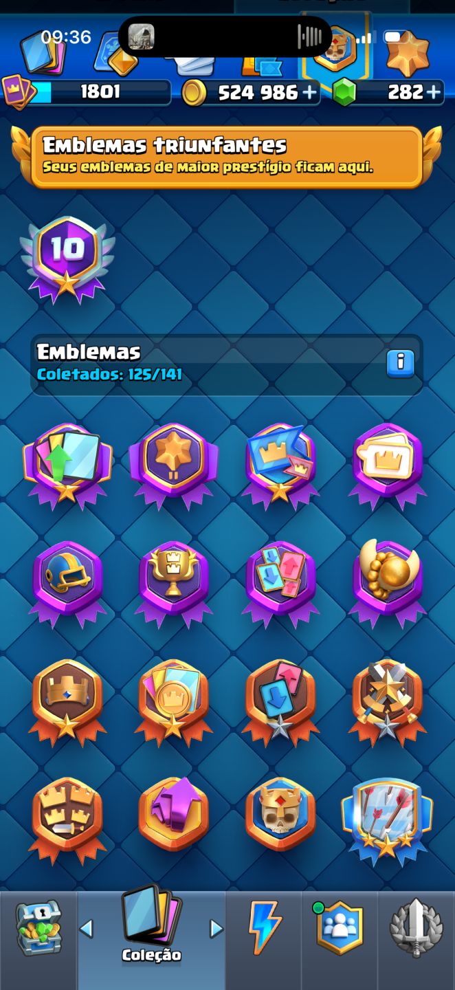 Conta Clash Royale 10 anos UPADA